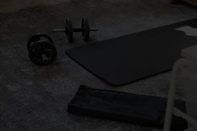 Gym Mat with weights