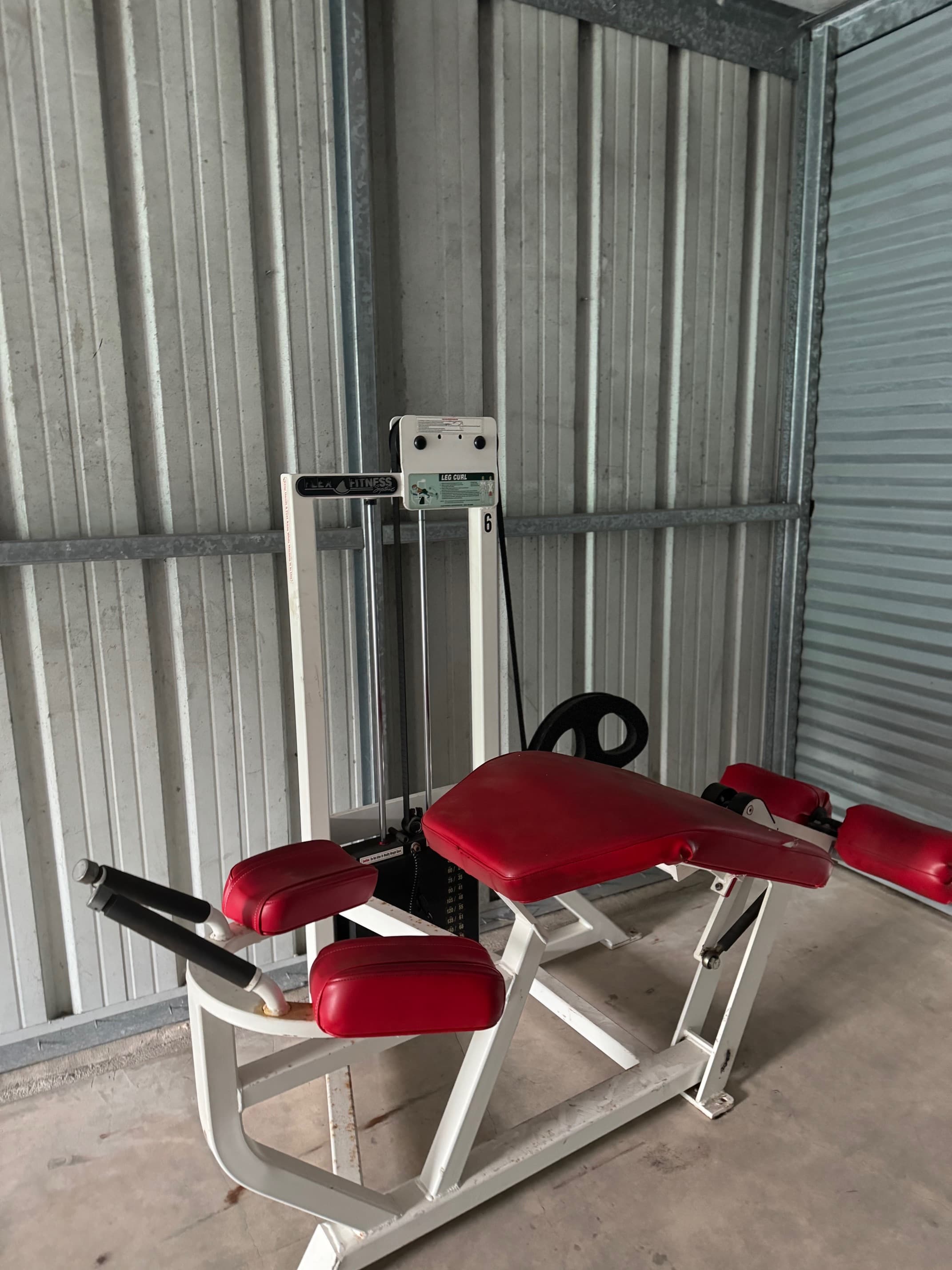 Flex Fitness Prone Leg Curl RARE !!!!!!!!!