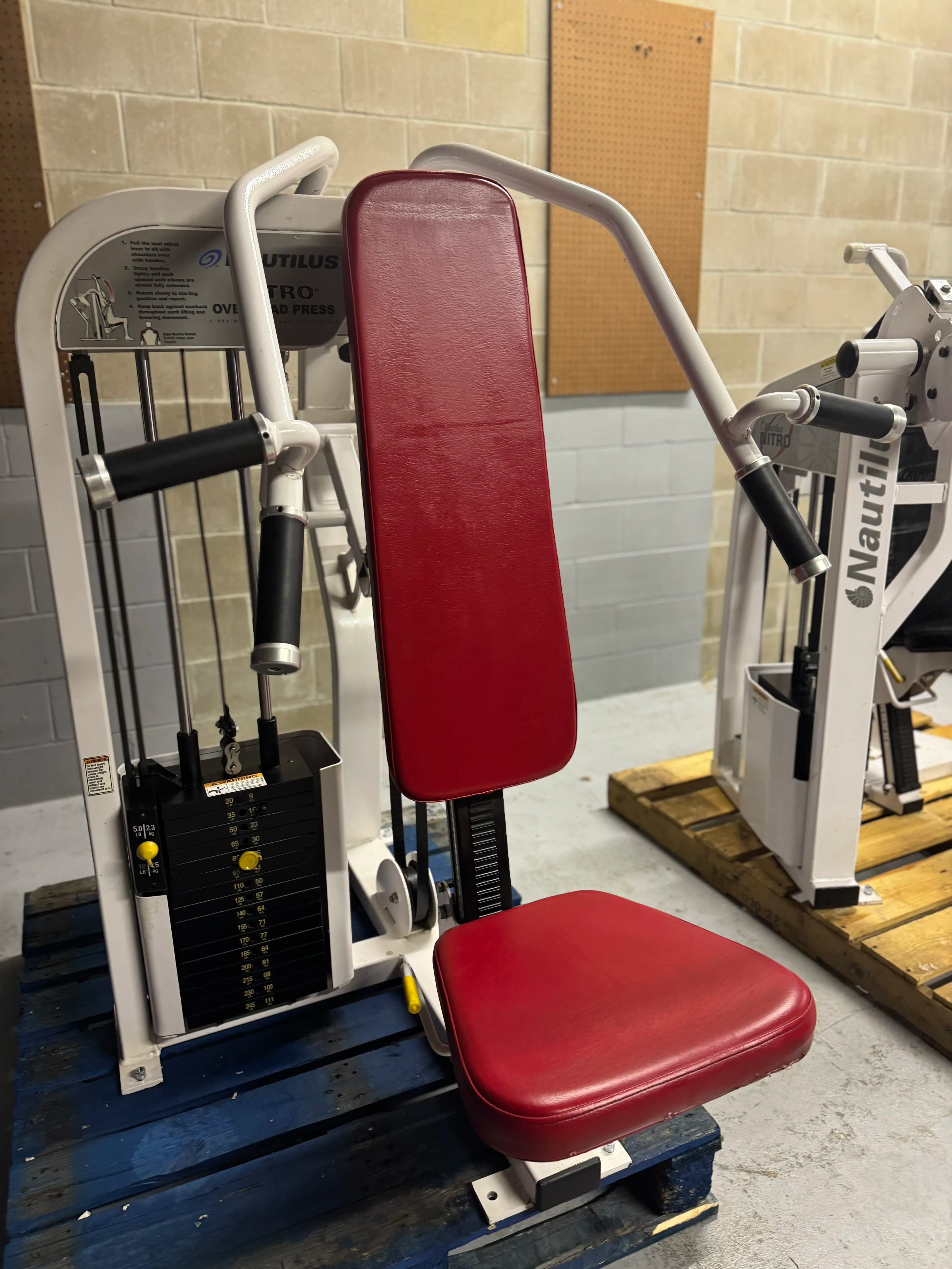 Nautilus Nitro Overhead Press