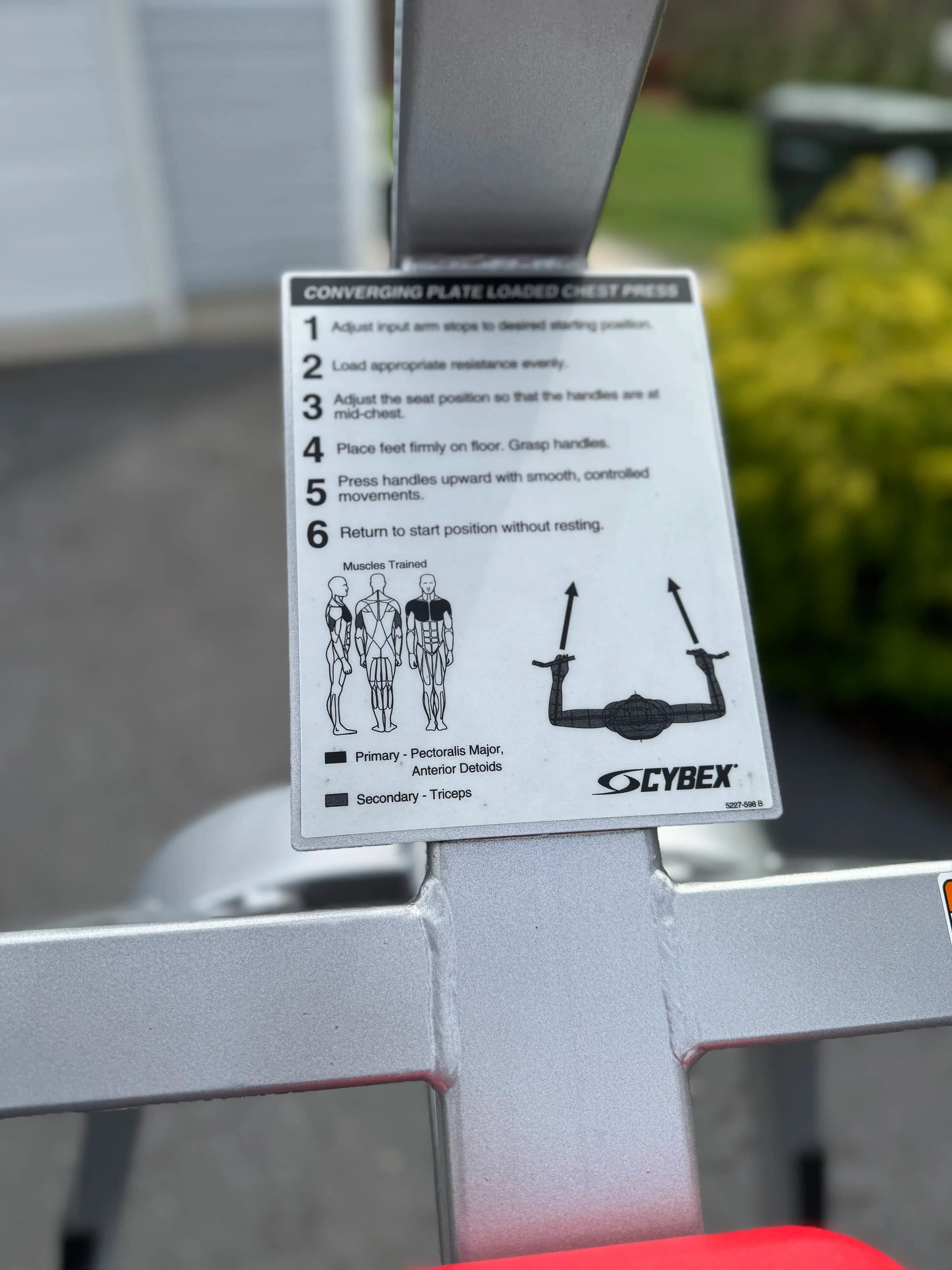 Cybex Advanced Incline Chest Press thumbnail 2