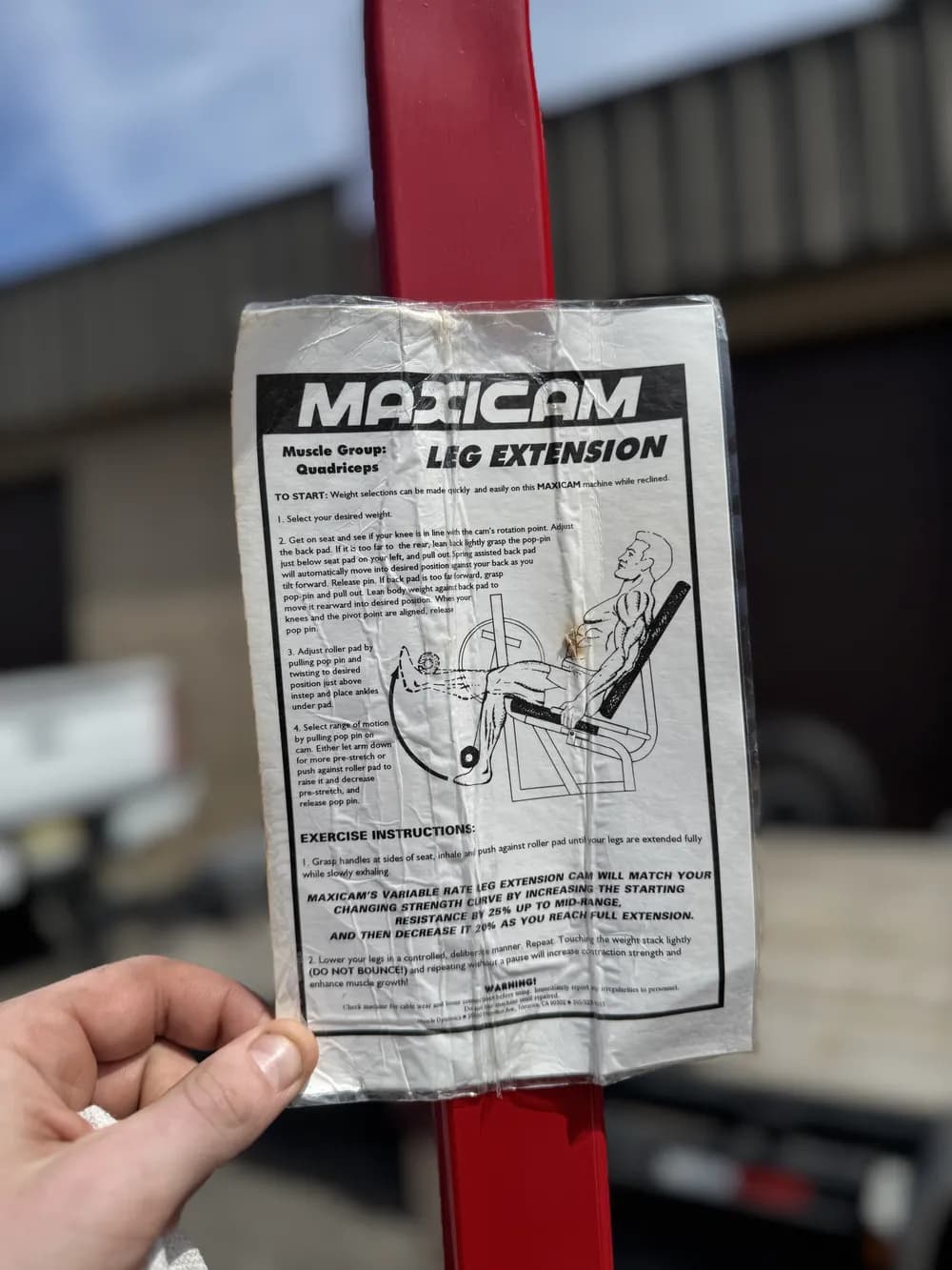 Maxicam Leg Extension thumbnail 3