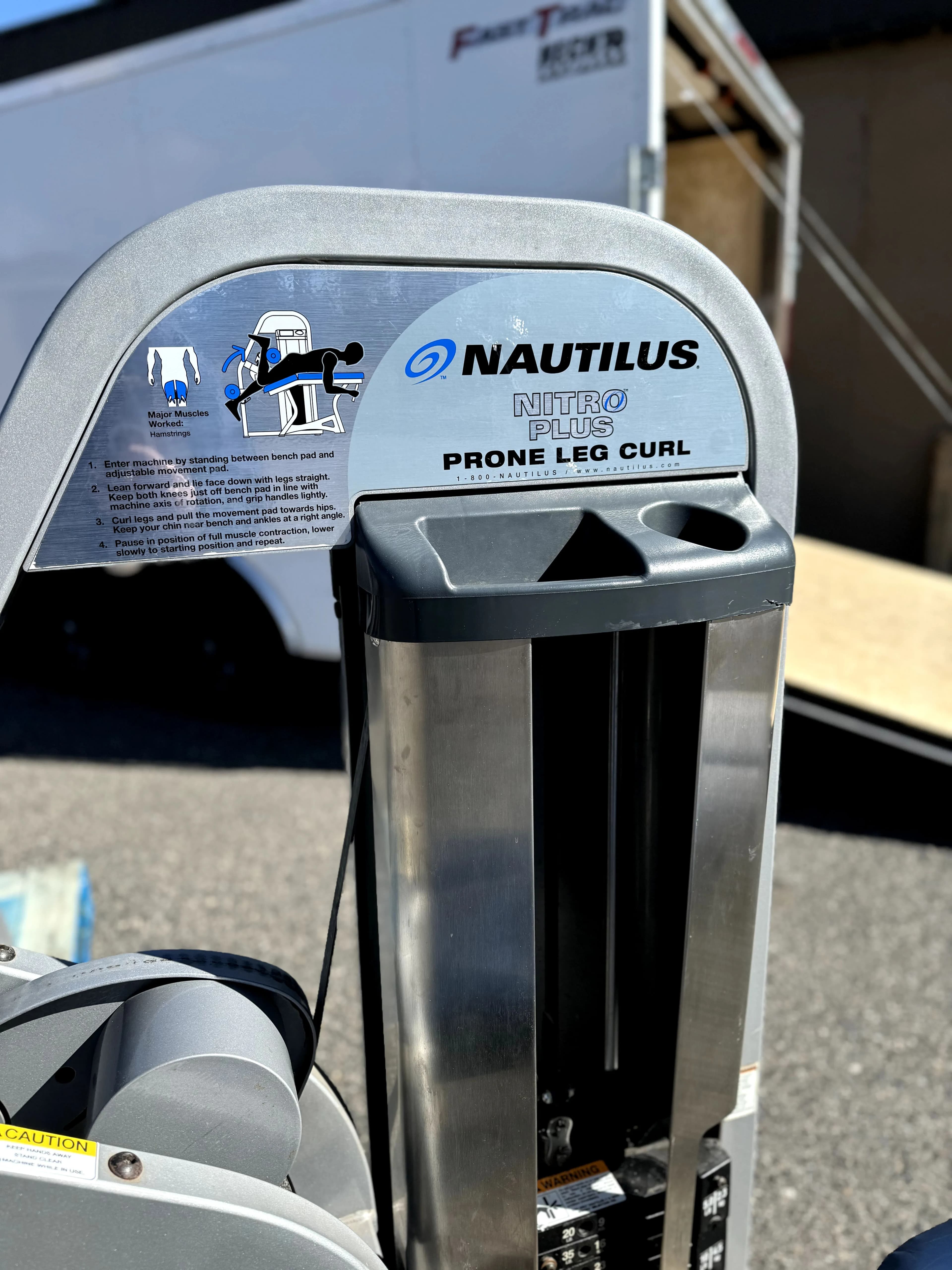 Nautilus Nitro Prone Leg Curl thumbnail 2